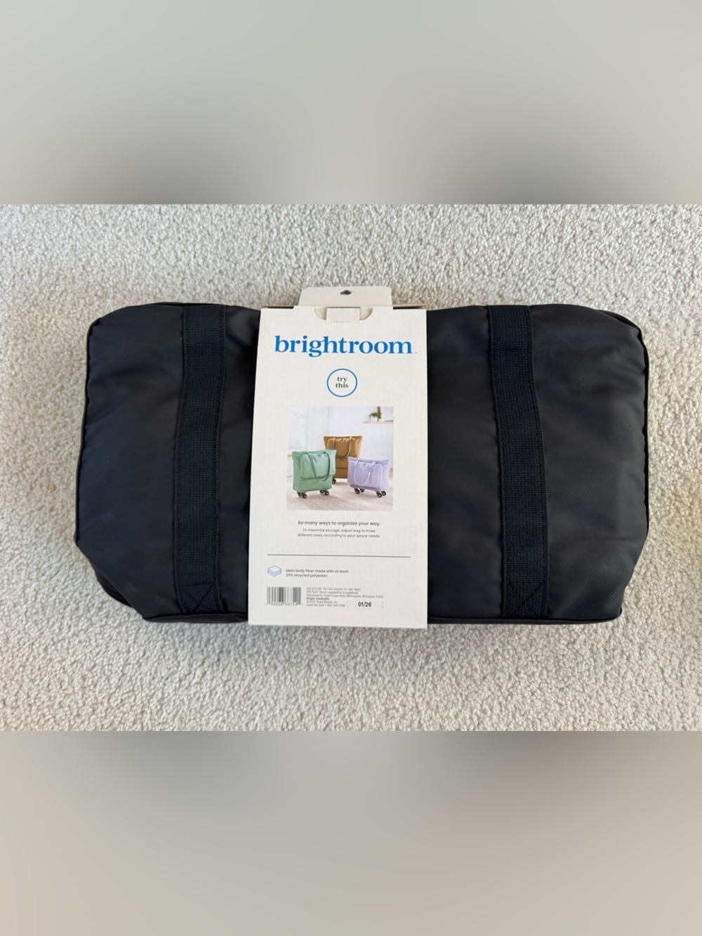 Brightroom Black Travel Packing Cube